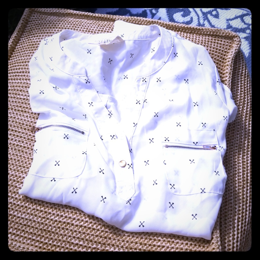 Crisp white shirt